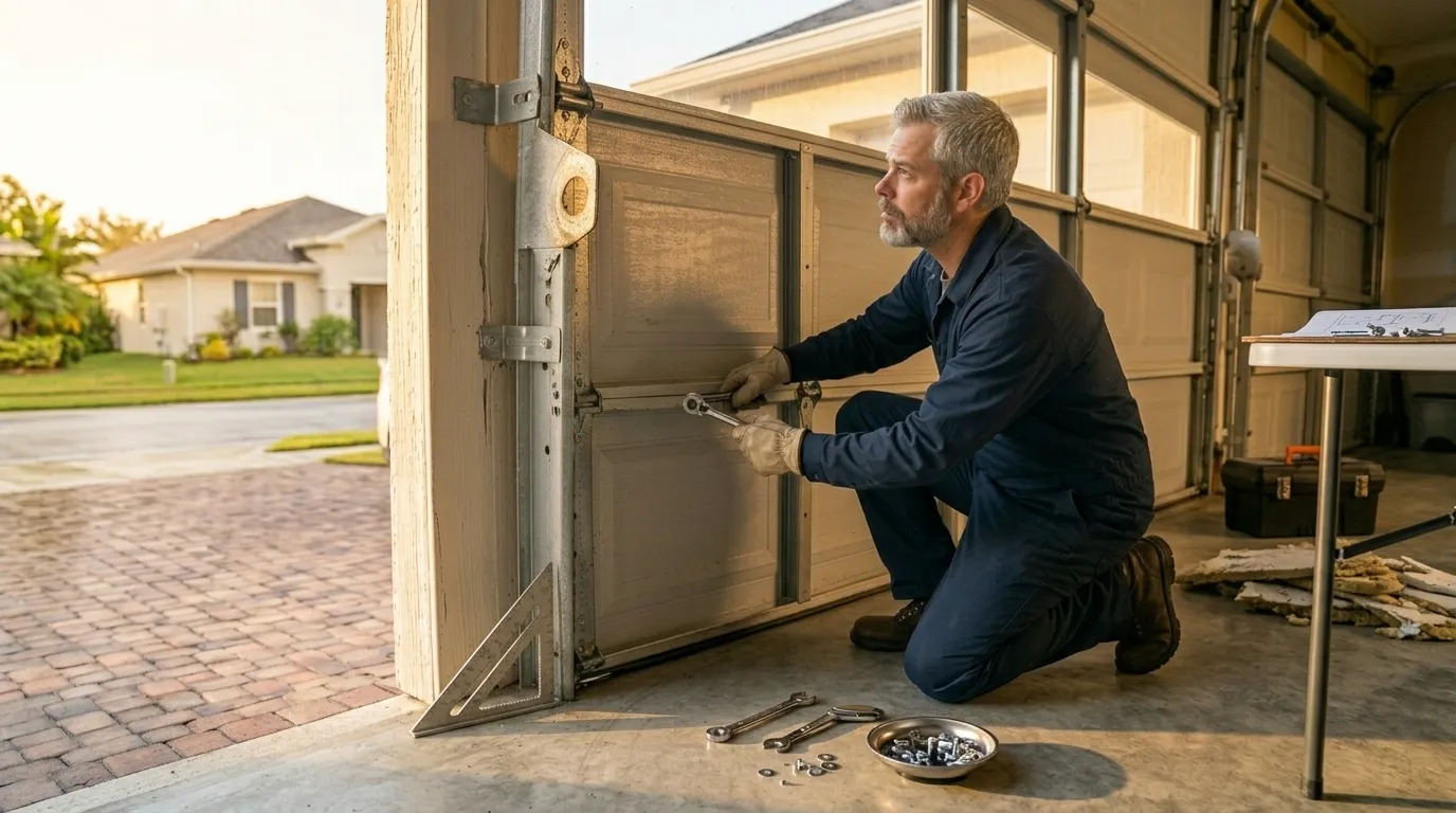 Garage door work by Hickory Garage Door Pros in Hickory, NC