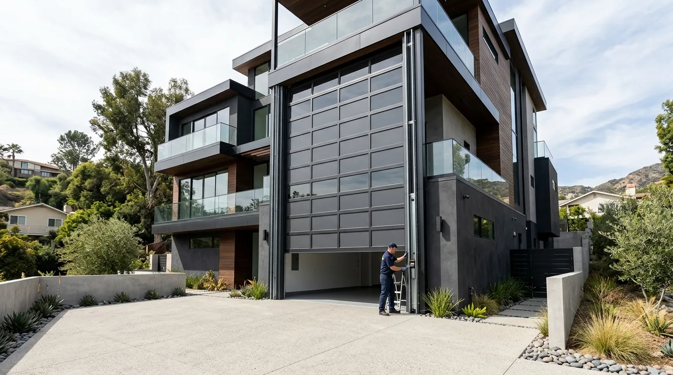 Garage door work by Hickory Garage Door Pros in Hickory, NC