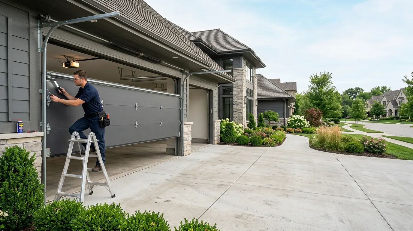 Garage door work by Hickory Garage Door Pros in Hickory, NC