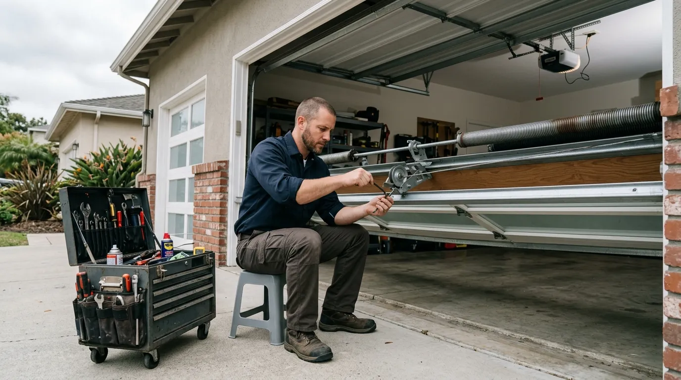 Garage door work by Hickory Garage Door Pros in Hickory, NC