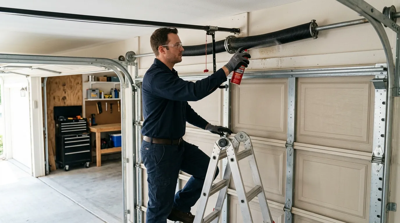 Garage door work by Hickory Garage Door Pros in Hickory, NC