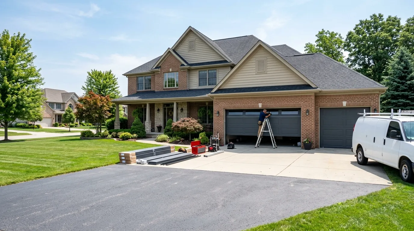 Garage door service in Hickory, NC